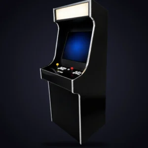 Cabinato Classic Arcade90, finitura nera con profili cromati