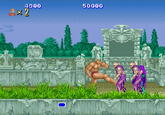 Schermata di Altered Beast