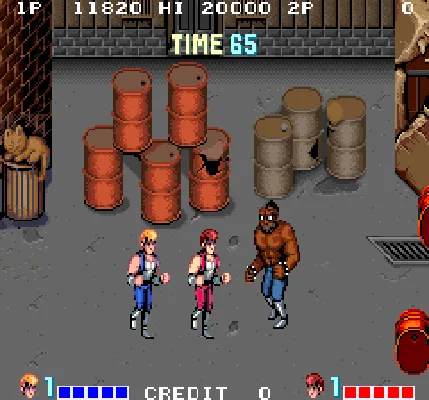 Schermata di Double Dragon