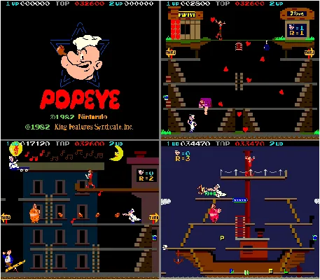 Schermata di Popeye
