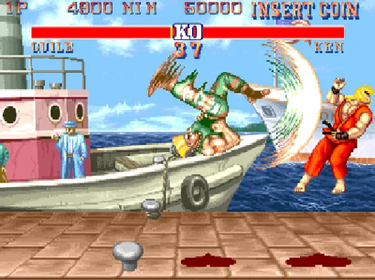 Schermata di Street Fighter II