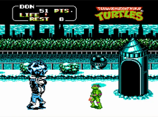 Schermata di Teenage Mutant Ninja Turtles